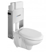 WC SADA závesné WC Taurus s nádržkou a tlačidlom Geberit, pre zamurovanie