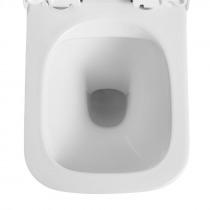 WC závesné kapotované, RIMLESS, 490x340x350, keramické, vr. sedátka