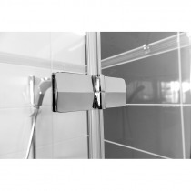 Sprchové dvere, Fantasy, 120x190 cm, chróm ALU, sklo Číre, L/P univerzálne prevedenie