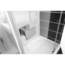 Sprchové dvere, Fantasy, 120x190 cm, chróm ALU, sklo Číre, L/P univerzálne prevedenie