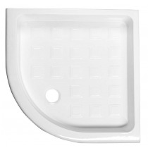 RETRO keramická sprchová vanička, štvrťkruh 90x90x20cm, R550