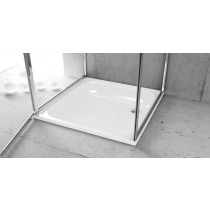 Smaltovaná sprchovacia vanička, štvorec 80x80x16cm, biela