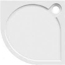 ARCA sprchová vanička z liateho mramoru, štvrťkruh, 90x90x3 cm, R550