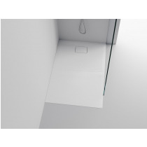 ACORA sprchová vanička,litý mramor,obdĺžnik 120x80x2,9cm, biela,dekor kameň