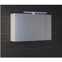 CLOE galérka s LED osvetlením, 80x50x18cm, biela (CE080)