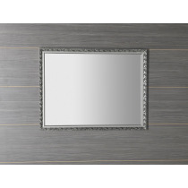 MELISSA (DAHLIA) zrkadlo v drevenom ráme 672x872mm, strieborná