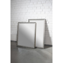 MELISSA (DAHLIA) zrkadlo v drevenom ráme 672x872mm, strieborná