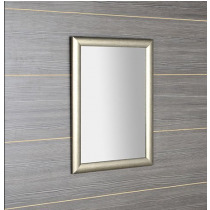 VALERIA zrkadlo v drevenom ráme 580x780mm, platina