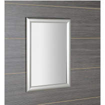 ESTA zrkadlo v drevenom ráme 580x780mm, strieborná s prúžkom