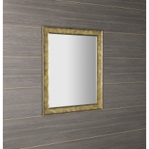 BERGARA zrkadlo v drevenom ráme 742x942mm, zlatá