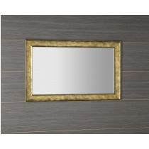 BERGARA zrkadlo v drevenom ráme 642x1042mm, zlatá