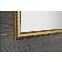 BOHEMIA zrkadlo v drevenom ráme 589x989mm, zlatá