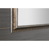 AMBIENTE zrkadlo v drevenom ráme 720x920mm, bronzová patina