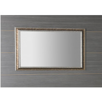 AMBIENTE zrkadlo v drevenom ráme 620x1020mm, bronzová patina