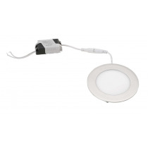 START LED podhľadové svietidlo, 6W, 230V, 120mm, denná biela, 390lm, strieborná