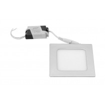 START LED podhľadové svietidlo, 6W, 230V, 120x120mm,denná biela,430lm,strieborna