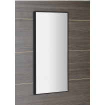 AROWANA zrkadlo v ráme 350x900mm, čierna mat