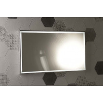 LUMINAR LED podsvietené zrkadlo v ráme 1200x550mm, chróm