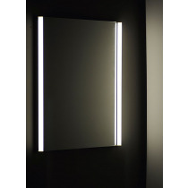 ALIX zrkadlo s LED osvetlením 65x70x5cm, biela