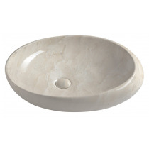 DALMA keramické umývadlo 68x16,5x44 cm, marfil
