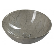 DALMA keramické umývadlo 42x16,5x42 cm, grigio