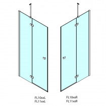 FORTIS LINE sprchové dvere 800mm, číre sklo, pravé