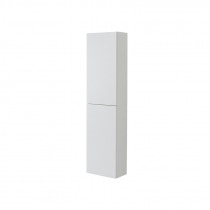 Aira, kúpeľňová skrinka, vysoká, ľavé otváranie, biela, 400x1570x220mm
