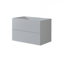 Aira kúpeľňová skrinka, sivá, 2 zásuvky, 810x530x460 mm