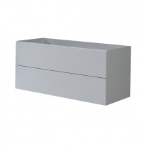 Aira kúpeľňová skrinka, sivá, 2 zásuvky, 1210x530x460 mm