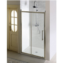ANTIQUE sprchové dvere posuvné 1400mm, číre sklo, bronz