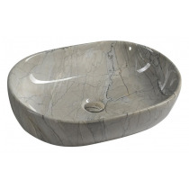 DALMA keramické umývadlo 59x14x42 cm, grigio