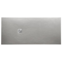 MITIA sprchová vanička z liateho mramoru, obdĺžnik 160x90x3 cm, šedá