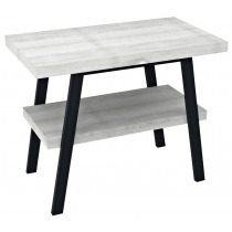 TWIGA umývadlový stolík 90x72x50 cm, čierna matná/dub starobiely