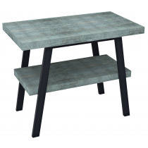 TWIGA umývadlový stolík 90x72x50 cm, čierna matná/Aquamarine