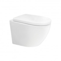 WC závesné kapotované, tiché splachovanie, RIMLESS, 495x360x370, keramické, vr. sedátka CSS115SN