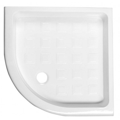 RETRO keramická sprchová vanička, štvrťkruh 90x90x20cm, R550