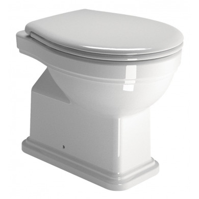 CLASSIC WC misa 37x54 cm, spodný odpad, biela ExtraGlaze