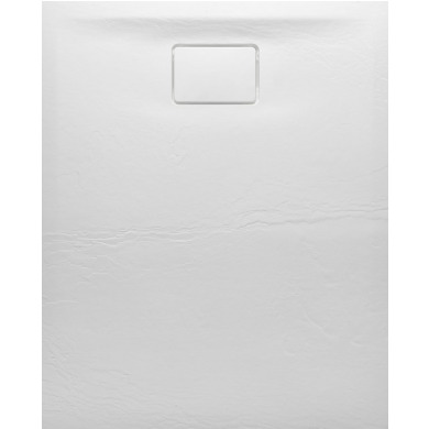 ACORA sprchová vanička,litý mramor,obdĺžnik 120x80x3,5cm,biela,dekor kameň
