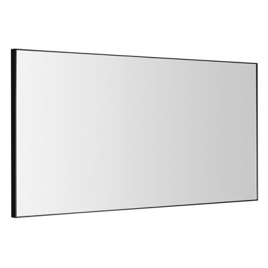 AROWANA zrkadlo v ráme, 1200x600mm, čierna mat