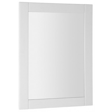 FAVOLO zrkadlo v ráme 70x90 cm, biela mat