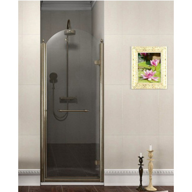 ANTIQUE sprchové dvere 800mm, číre sklo, pravé, bronz