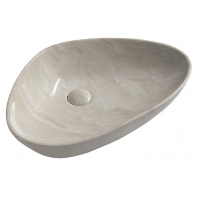 DALMA keramické umývadlo 58,5x14x39 cm, marfil