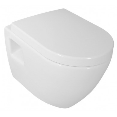 NERA závesná WC misa, 35,5x50 cm, biela