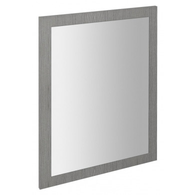 NIROX zrkadlo v ráme 600x800x28mm, dub strieborný (LA610)