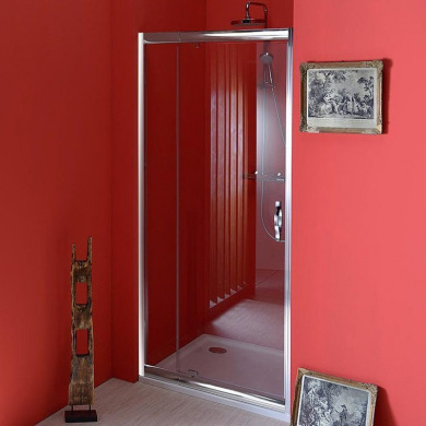 SIGMA sprchové dvere otočné 780-920 mm, číre sklo
