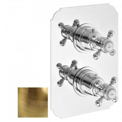 SASSARI podomietková sprchová termostatická batéria, 1 výstup, bronz