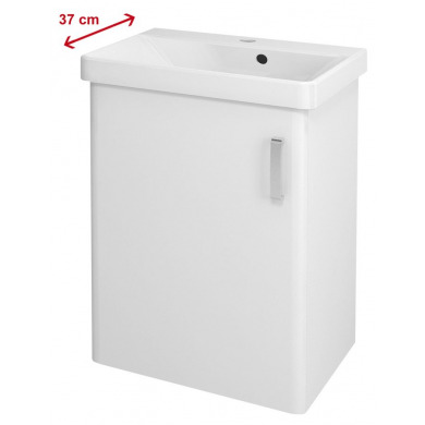THEIA umývadlová skrinka 51x70x35cm, 1xdvierka, ľavá, biela (TH057)