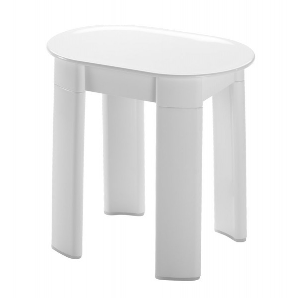 TETRA Kúpeľňová stolička 42x41x27cm, biely