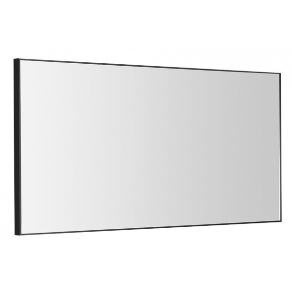 AROWANA zrkadlo v ráme, 1000x500mm, čierna mat