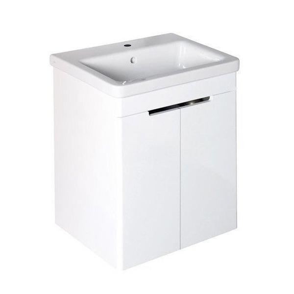ELLA umývadlová skrinka 56,5x65x43cm, 2x dvierka,biela (70065)